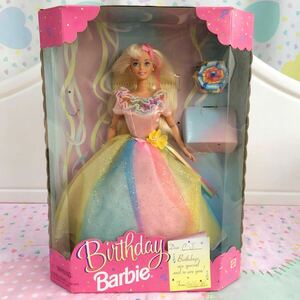 Barbie バービー 人形 ドール ヴィンテージ バースデー ピンクボックス ファンシートイ ビンテージ 1997年 マテル 未開封品 レア