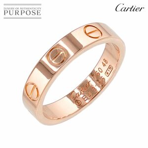 カルティエ Cartier ミニラブ #48 リング K18 PG ピンクゴールド 750 指輪 Mini Love Ring 90222846
