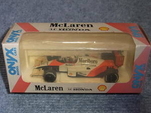 B級品 純正タバコ仕様 002 ONYX 1/43 マクラーレン ホンダ MP4/4 プロスト 1988 McLaren HONDA