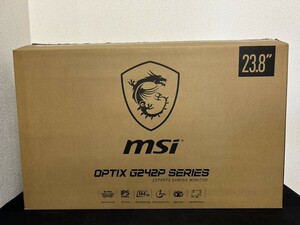 A1　MSI　OPTIX G242P SERIES　ゲーミングモニター　23.8インチ　2022年製　通電確認済み　元箱付　液晶　付属品多数　現状品