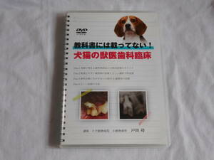 教科書には載っていない！犬猫の獣医歯科臨床 DVD4枚組　動物病院　歯科治療　口腔内診察　医療情報研究所