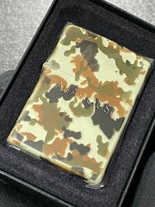 zippo 全面 迷彩柄 ヴィンテージ 特殊加工 希少モデル 1997年製 ABAHOUSE シルバーインナー 1997年製 ケース 保証書付き