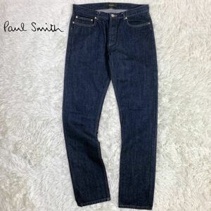 【美品】Paul Smith ポールスミス セルビッチ デニムパンツ NATURAL VINTAGE DENIM 赤耳 日本製 Lサイズ メンズ