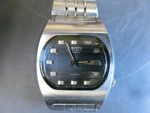 シチズン CITIZEN テレビスクリーン カットガラス 21J オートマチック 自動巻 腕時計 型式: 4-650820 Y 管理No.19868