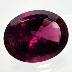 8ctUP!!［天然ロードライトガーネット8.306ct］a 約14.3×11.3mm ルース 裸石 garnet ソーティング付き 宝石 ジュエリー BJ1 テEA5 S