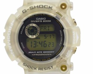 [未使用品(美品)] 稼働品【CASIO】カシオ G-SHOCK GW-225E-7JF 25周年記念モデル FROGMAN グロリアスゴールド 専用箱 レア品 未使用品