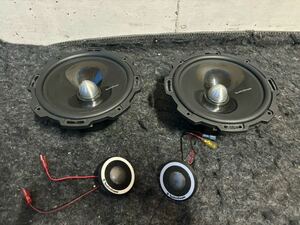 ☆④ロックフォード スピーカー ツイーター ２個セット 16.5㎝ 動作確認済み T2652-S Rockford Fosgate 100ｗ 200ｗ 4Ω 中古 オーディオ