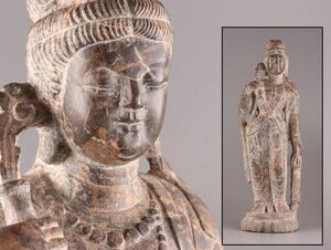 中国古玩 唐物 仏教美術 石仏 仏像 15kg 極上品 初だし品 C5976