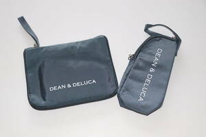 ＊新品・DEAN ＆ DELUCA エコバッグ・ボトルケースセット＊グレー・レジかごバッグ