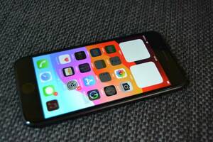 ジャンク品 au版 iPhoneSE 第2世代 64GB ブラック MX9R2J/A バッテリー78% 記号5a3