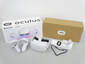 美品 動作確認済み 初期化済み Oculus Quest 2 128GB オキュラス クエスト ワイヤレス ヘッドマウントディスプレイ VR ヘッドセット