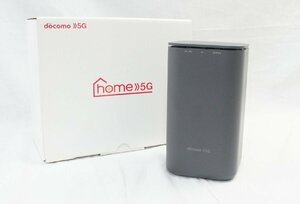 02★【ジャンク品】NTTドコモ HR01 docomo 5G対応 ホームルーター 5G SHARP シャープ Wifi ルーター ダークグレー★536N7　/1.5ｂ*