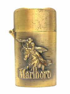 Marlboro マルボロ Windmill China ノベルティー ライター 1990年代製 オイルライター コレクション メンズ タバコグッズ カウボーイ 