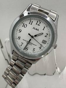 【SEIKO 】ALBA クォーツ 腕時計 中古品　電池交換済み　稼動品　72-1