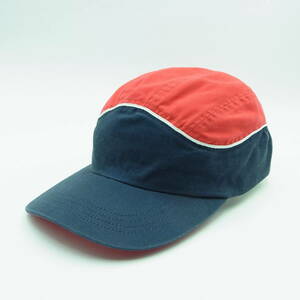 希少 / 6panel Cotton Jet Cap / Navy & Red / キャップ 帽子 Vintage ビンテージ 