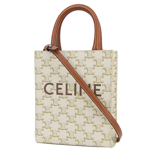 セリーヌ CELINE トートバッグ ショルダーバッグ ミニ バーティカルカバ トリオンフ キャンバス 8787