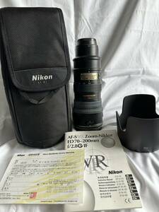 Nikon AF -S VR Zoom-NIKKOR ED 70-200mm f/2.8G IF