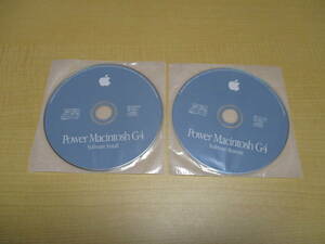 【04072240】Apple◆Power Macintosh G4 Install ディスク 2枚◆J691-2404-A,J691-2428-A