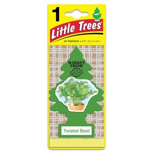 リトルツリー エアフレッシュナー「ツイステッドバジル」 Little Trees クルマ用 吊り下げタイプ アメリカ製 芳香剤
