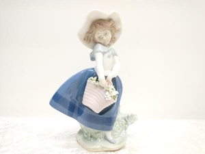LLADRO リヤドロ きれいな花ばかり リンダ フィギュリン 陶器人形 少女 フラワー 05222 店舗受取可