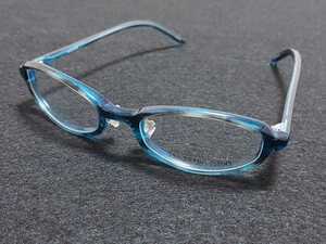 新品　renoma　レノマ　日本製　メガネ　眼鏡　高級感　上品　セルフレーム　青　ブルー
