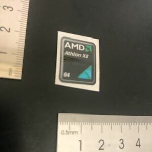 AMD Athlon x2 64 パソコンエンブレムシールワンポイントコレクション@2670