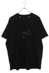 ジバンシィ GIVENCHY BM71333Y6B サイズ:S オーバーサイズロゴプリントTシャツ 中古 OM10