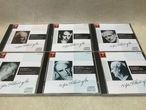 中古6CD 6枚セット フルトヴェングラー ベートーヴェン 英雄 運命 未完成 田園 合唱 交響曲 ベートーベン　CC35－3161～6　YAF1266