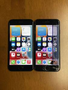ジャンク品　２台セットApple iPhone 7 SIMフリー 32GB ブラック 