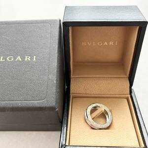 【即決価格】【送料無料】 BVLGARI ビーゼロワン K18ホワイトゴールド リング 正規品