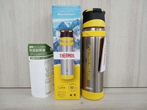 【山専用】THERMOS サーモス 900ml 約390g ６時間後も80℃ シルバー イエロー