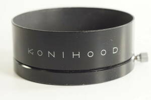 jaE★並品★KONIHOOD 51mm フィルター径49mm カブセ式 標準用メタルフード