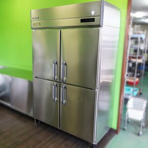 2021年製 フクシマ タテ型冷蔵庫 4ドア GRN-120RMD W1200×D650×H1950 業務用 厨房 中古★94263