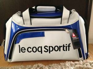 新品未使用品　le coq sportif ルコックスポルティフ ゴルフ ボストンバッグ スポーツバッグ 