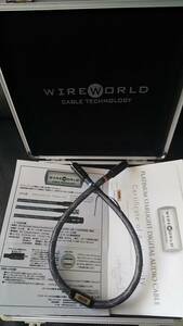 WIRE WORLD　PSVRCA 0.5m 同軸デジタルケーブル　ケース証明書付き　プラチナムスターライト　送料無料