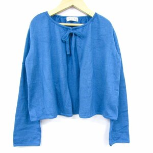 セリーヌ 長袖セーター カシミヤ混 日本製 キッズ 女の子用 130サイズ ブルー CELINE