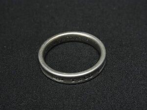 1円 TIFFANY＆Co ティファニー 1837 ナロー SV925 リング 指輪 アクセサリー 約18号 レディース メンズ シルバー系 AX5331
