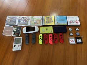 Nintendo ゲームボーイ 任天堂 Switch ゲームボーイアドバンス ジョイコン ソフト PSP3000 未確認　まとめ売り