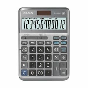 【新品】（まとめ）カシオ 軽減税率電卓 12桁デスクタイプ DF-200RC-N 1台【×3セット】