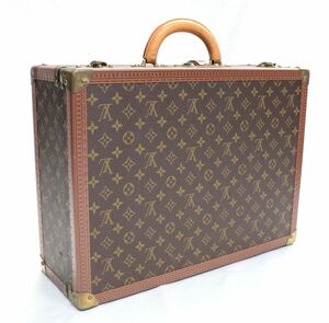 ルイ・ヴィトン ビステン50 モノグラム トランク 茶 ハードケース アタッシュケース バッグ ゴールド金具 LOUIS VUITTON