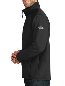 新品 正規品 USA限定 The North Face ザ ノースフェイス 相当 US-XL 袖ロゴ ストレッチ ソフトシェルジャケット BLACK