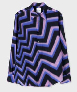 Paul Smith ポールスミス Zig-Zag ロングスリーブシャツ Sサイズ パープル 紫 PAULSMITH ポール・スミス 長袖シャツ 窪塚洋介 サイズS