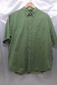 conaensus sportswear 半袖ボタンダウンシャツ サイズL グリーン系 シャツ メンズ