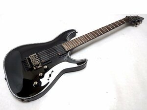 美品 Schecter C-1 FR Hellraiser AD-C-1-FR-HR BLK 2023年製 シェクター エレキギター