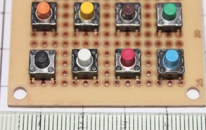 タクトスイッチ(押しボタン)各色合計１０個 ＋おまけ