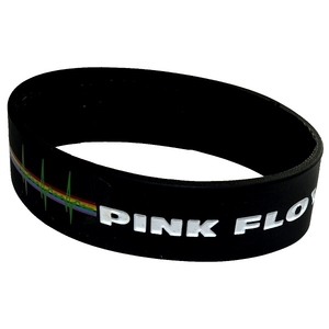 PINK FLOYD ピンクフロイド Logo & Pulse ラバー リストバンド オフィシャル