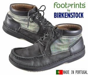ポルトガル製 BIRKENSTOCK ビルケンシュトック FOOTPRINTS フットプリンツ OSAKA オオサカ モックトゥ アンクルブーツ EUR41 26.5cm(12853