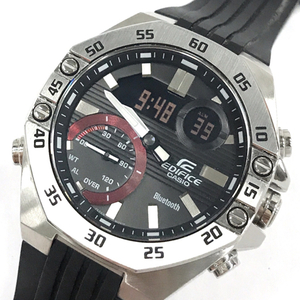 カシオ エディフィス スマートフォンリンク クォーツ アナデジ 腕時計 ECB-10 メンズ 稼働品 付属品あり QR052-166