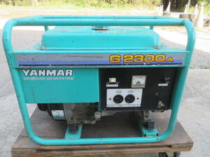 269 ヤンマー エンジン発電機　G2300A 50Hz/100V 4サイクル ガソリン発電機 YANMAR (P60)