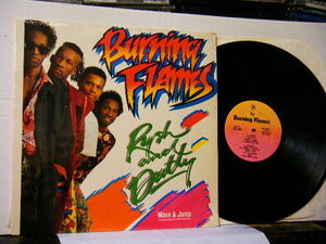 ▲LP BURNING FLAMES バーニングイ・フレイムズ / RYSH AND DUTTY (Wave & Jump) 輸入盤 ソカ レゲエ ◇r2513